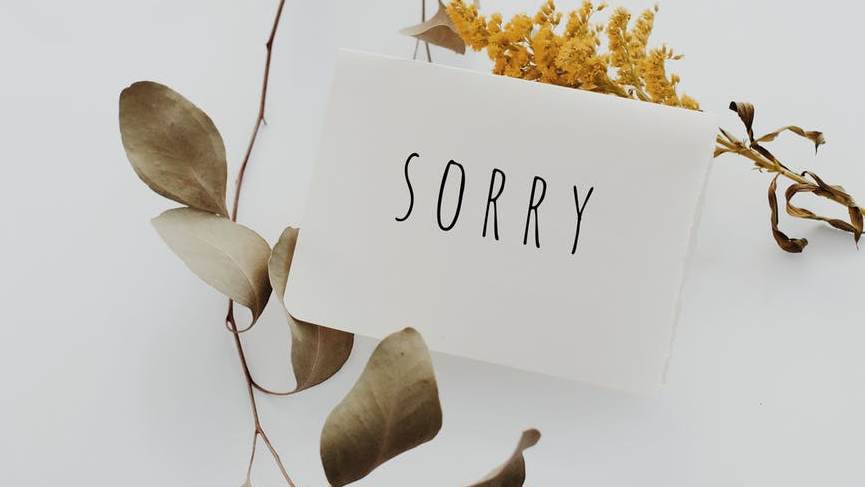 Smetti di chiedere scusa per tutto